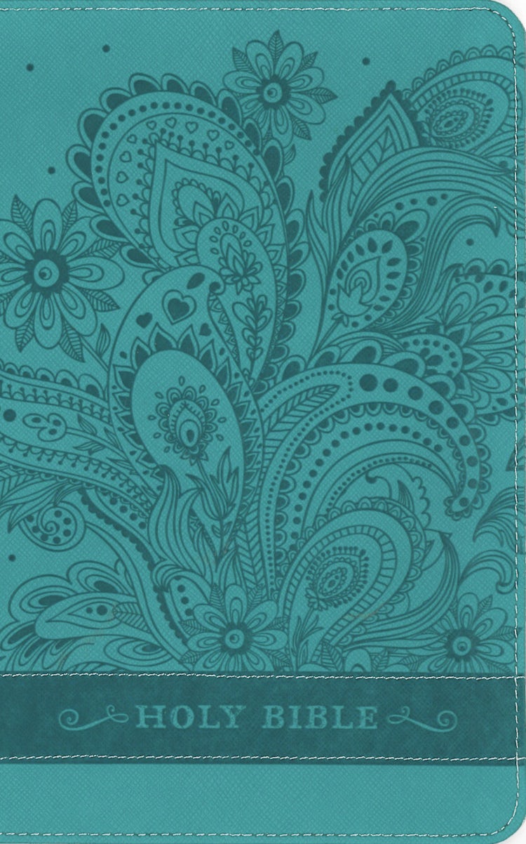 Cover image for NIV Bible for Teen Girls: Growing in Faith, Hope, and Love [Duo-tone Caribbean Blue], isbn: 9780310749882