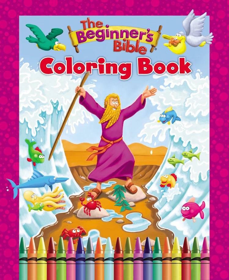Cover image for The Beginner's Bible Coloring Book, isbn: 9780310759553