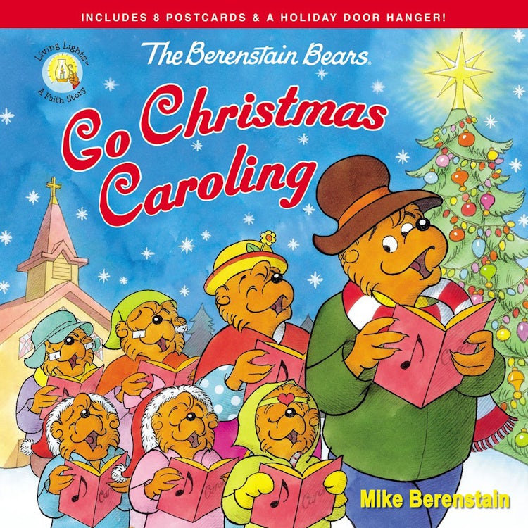 Cover image for The Berenstain Bears Go Christmas Caroling, isbn: 9780310763635