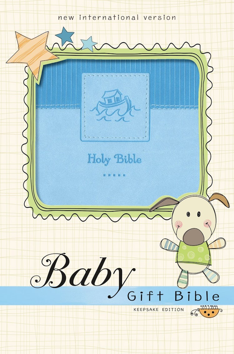 Cover image for NIV Baby Gift Bible Red Letter Edition [Blue], isbn: 9780310764267