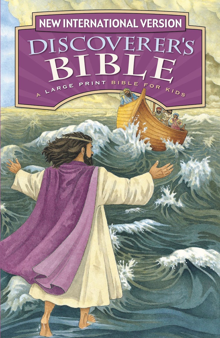Cover image for NIV Discoverer's Bible [Large Print], isbn: 9780310764922