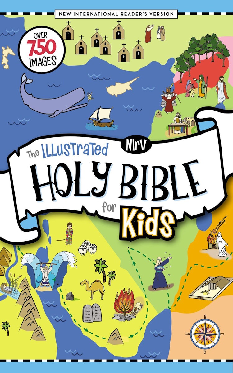 Cover image for NIRV The Illustrated Holy Bible For Kids, isbn: 9780310765790