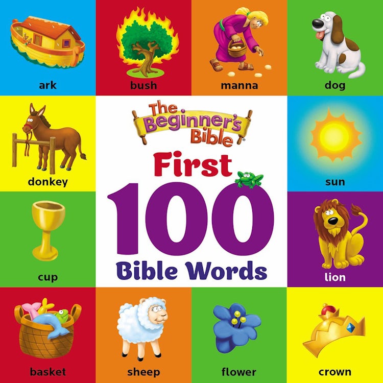 Cover image for The Beginner's Bible First 100 Bible Words, isbn: 9780310766858