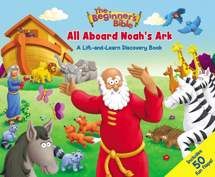 Cover image for The Beginner's Bible All Aboard Noah's Ark: A Lift-And-Learn Discovery Book, isbn: 9780310768678
