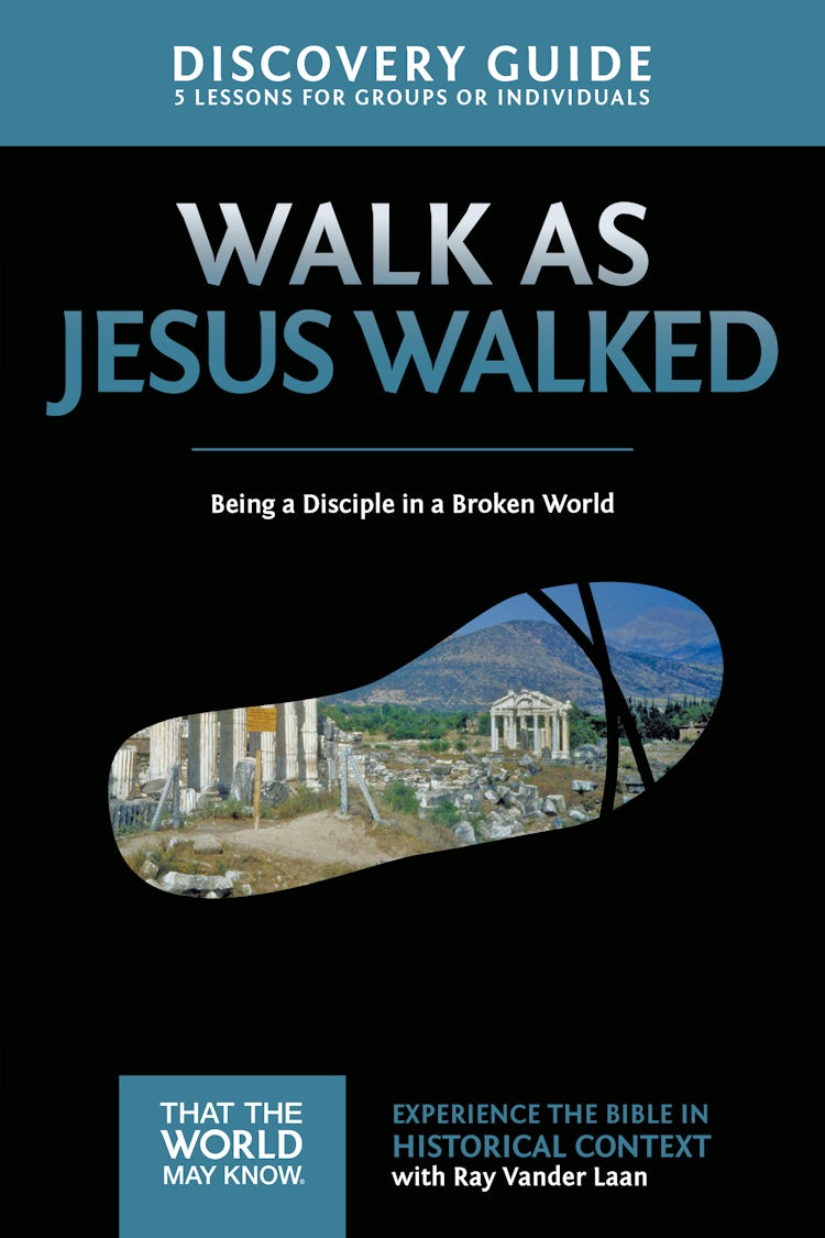 Cover image for Walk as Jesus Walked Discovery Guide: Being a Disciple in a Broken World, isbn: 9780310879701