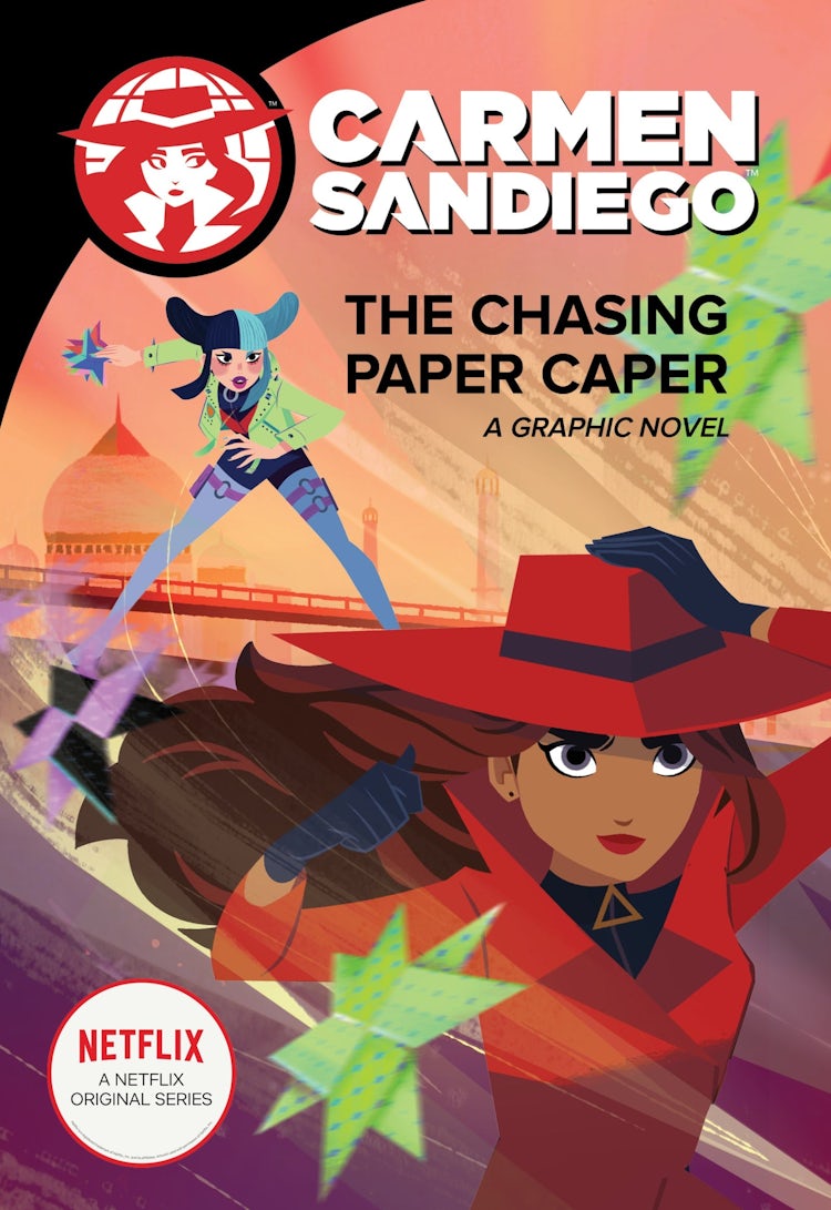 Cover image for The Chasing Paper Cape: A Graphic Novel, isbn: 9780358380184