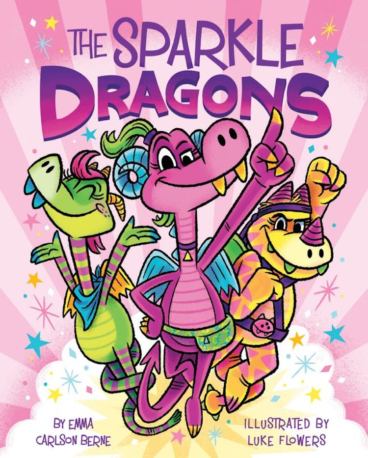 Cover image for The Sparkle Dragons Graphic Novel, isbn: 9780358538080