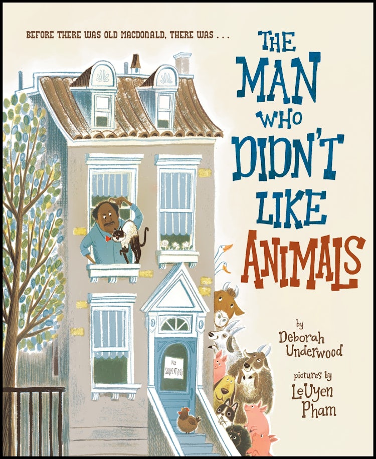 Cover image for The Man Who Didn't Like Animals, isbn: 9780358567134