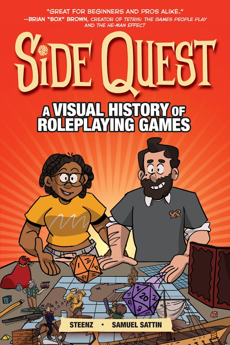 Cover image for Side Quest: A Visual History Of Roleplaying Games, isbn: 9780358616375