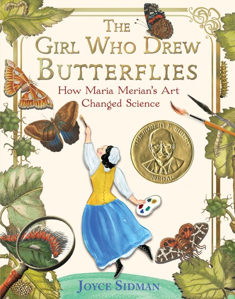 Cover image for The Girl Who Drew Butterflies: How Maria Merian's Art Changed Science, isbn: 9780358667933