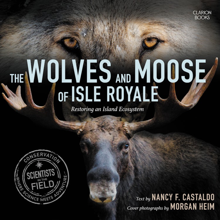 Cover image for The Wolves and Moose of Isle Royale, isbn: 9780358669395