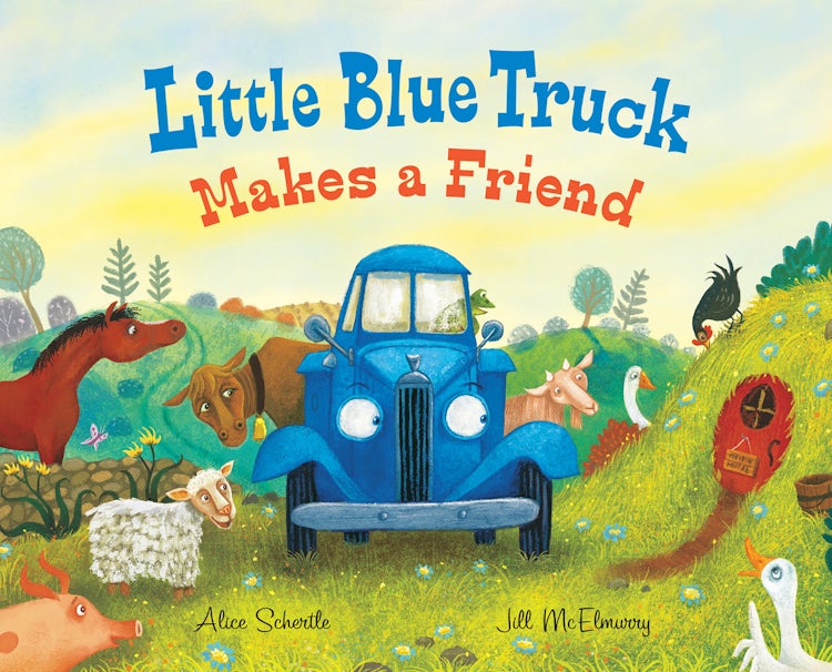 Cover image for Little Blue Truck Makes A Friend, isbn: 9780358722823
