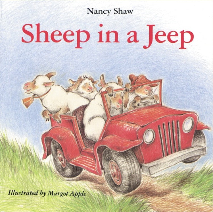 Cover image for Sheep in a  Jeep, isbn: 9780395470305