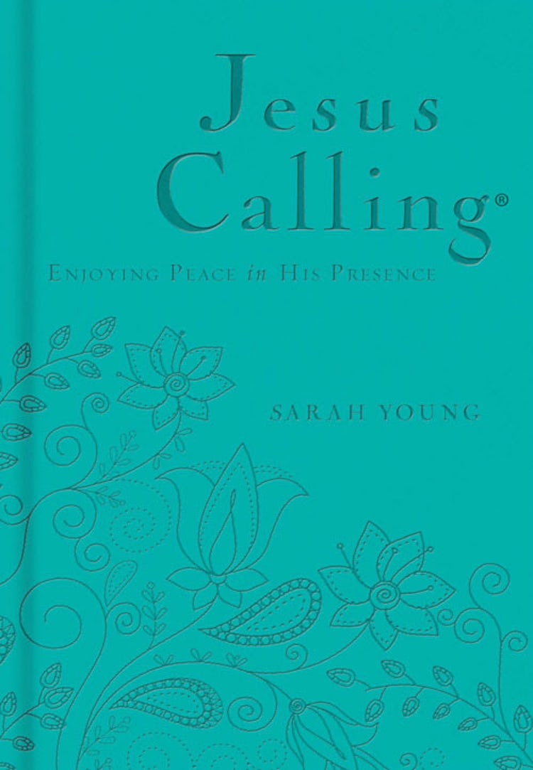 Cover image for Jesus Calling Deluxe Edition [Teal], isbn: 9780529100771