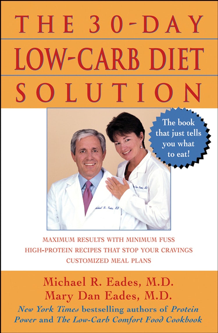 Cover image for The 30-Day Low-Carb Diet Solution, isbn: 9780544189317