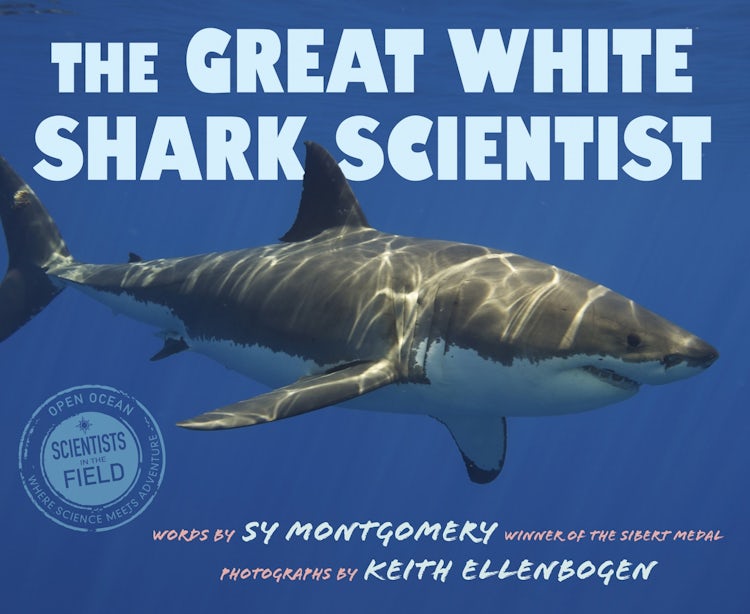 Cover image for The Great White Shark Scientist, isbn: 9780544829343