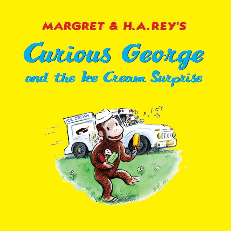 Cover image for Curious George And The Ice Cream Surprise, isbn: 9780547242859