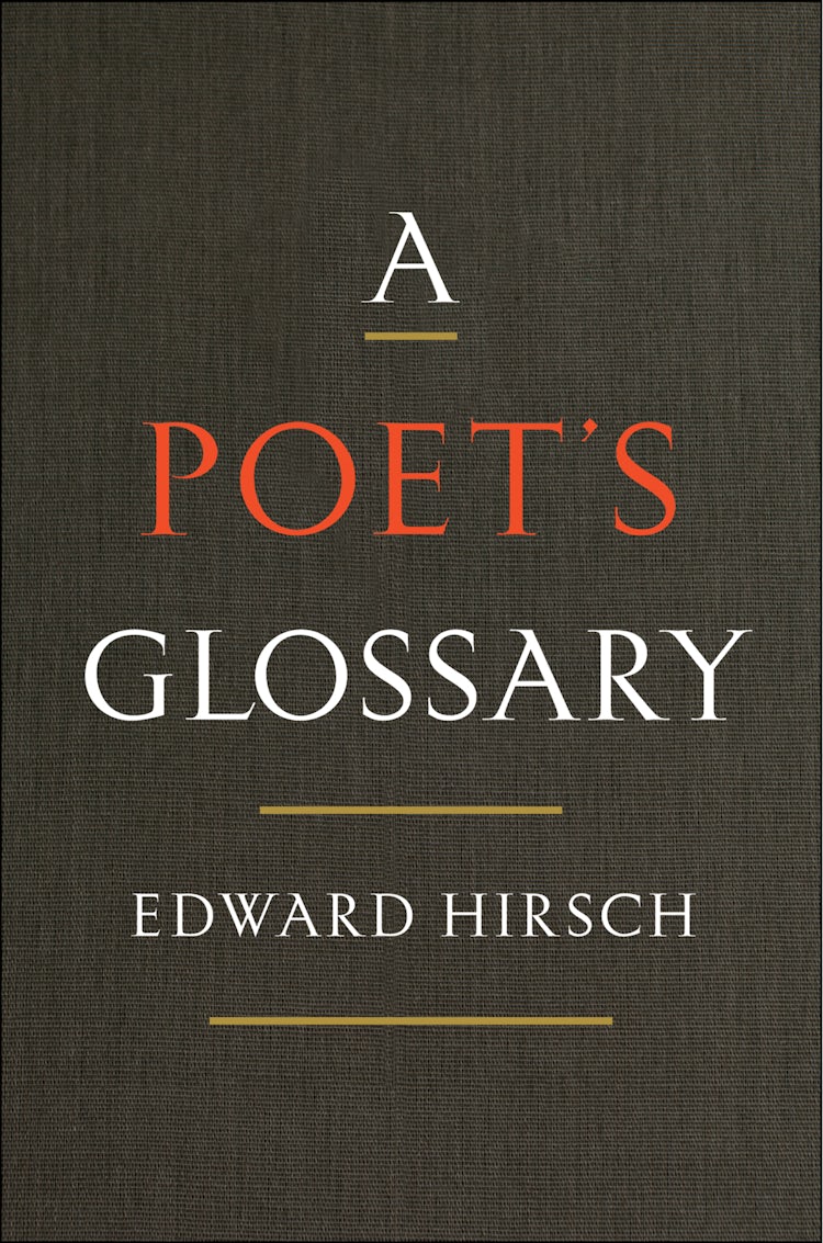 Cover image for A Poet's Glossary, isbn: 9780547737461