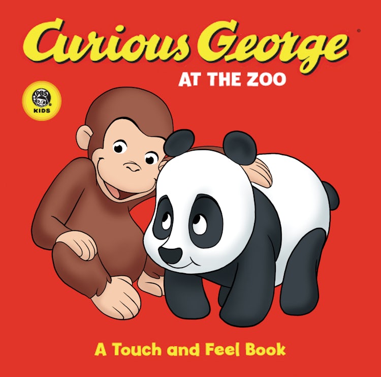 Cover image for Curious George At The Zoo (Touch And Feel Board Book), isbn: 9780618800421