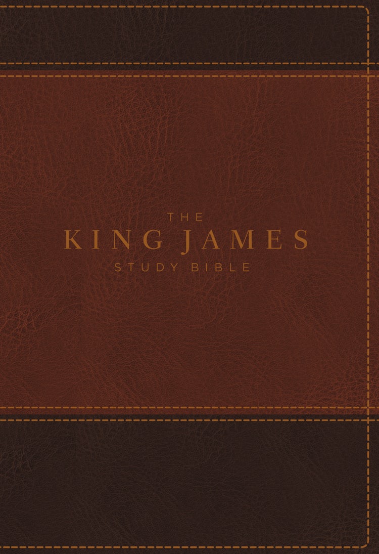 Cover image for The King James Study Bible, Full-Color Edition [Brown], isbn: 9780718079826