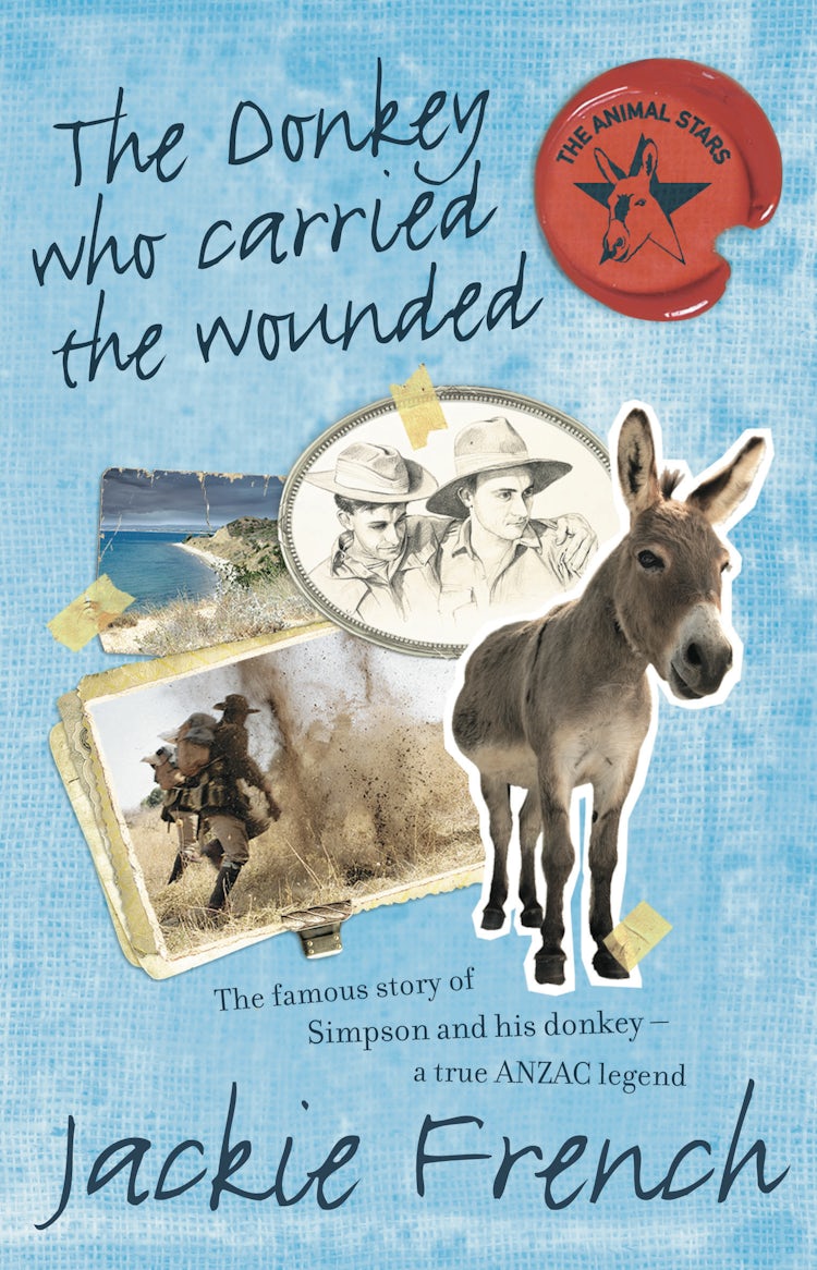 Cover image for The Donkey Who Carried the Wounded (Animal Stars, #4), isbn: 9780730400127
