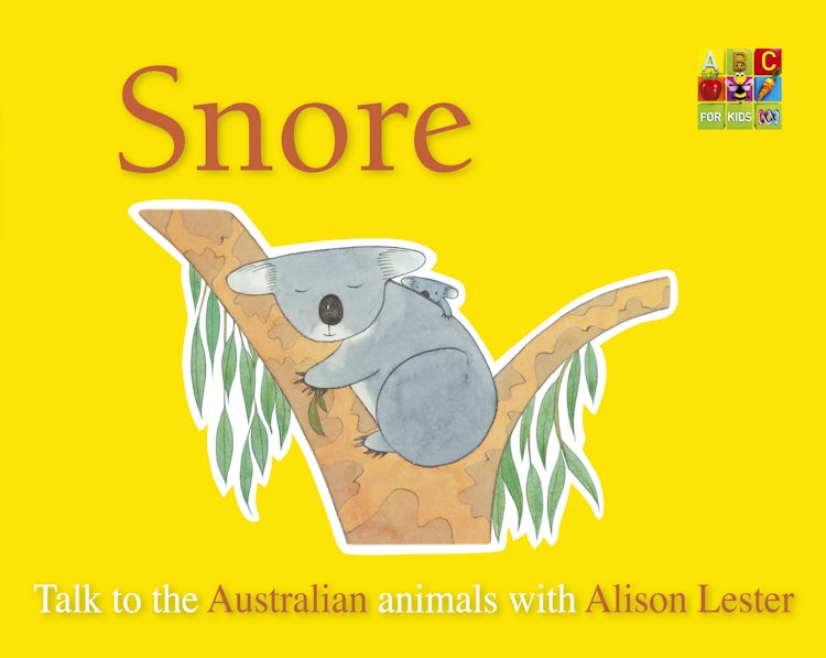 Cover image for Snore (Talk to the Animals) board book, isbn: 9780730498537