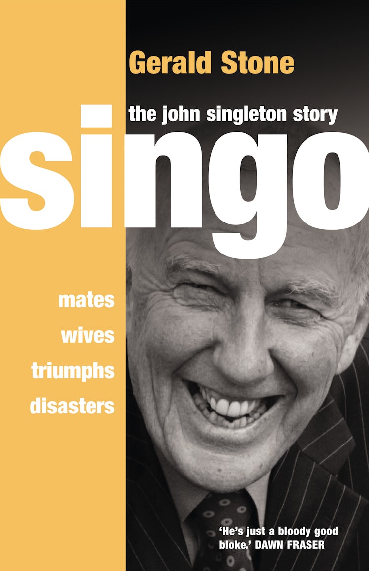 Cover image for Singo The John Singleton Story, isbn: 9780732274221