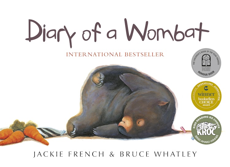 Cover image for Diary of a Wombat Board Book, isbn: 9780732286620