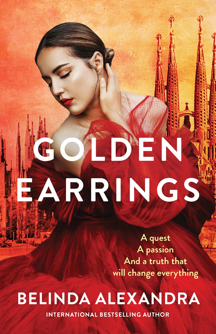 Cover image for Golden Earrings: The beautiful romantic epic historical fiction novel from a bestselling author, for readers of Natasha Lester, Fiona McIntosh and Lucinda Riley, isbn: 9780732291969