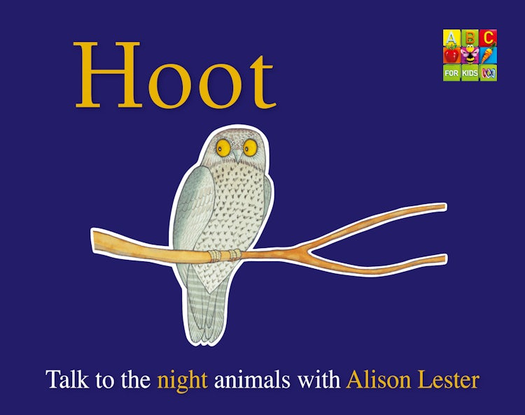 Cover image for Hoot (Talk to the Animals) board book, isbn: 9780733330438