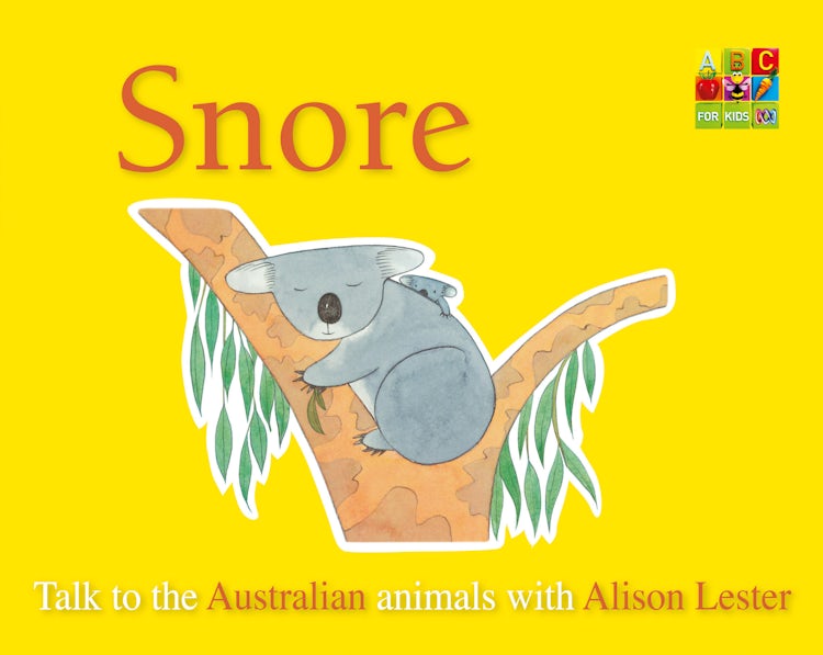 Cover image for Snore (Talk to the Animals) board book, isbn: 9780733330445