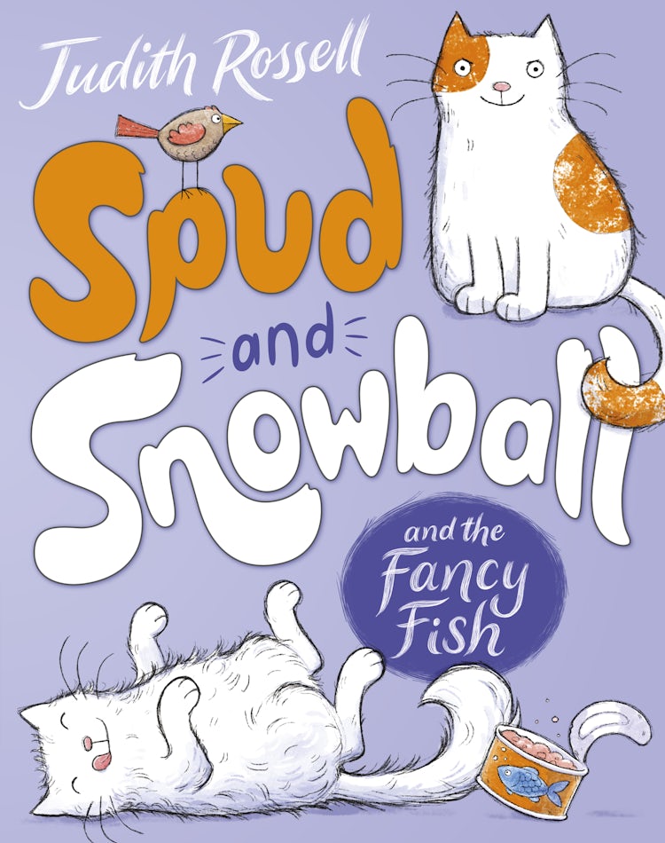 Cover image for Spud and Snowball and the Fancy Fish (Spud and Snowball, #1): A hilarious illustrated fiction book for emerging readers and cat lovers, new in 2025!, isbn: 9780733343865