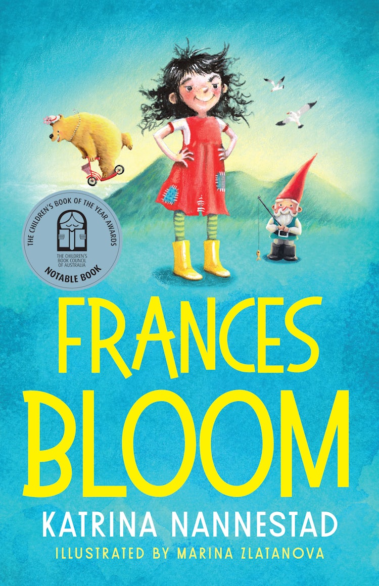 Cover image for Frances Bloom (Frances Bloom, #1): A 2026 CBCA Notable, this hilariously cheeky new illustrated book comes from the award-winning author of RABBIT, SOLDIER, ANGEL, THIEF, isbn: 9780733343971