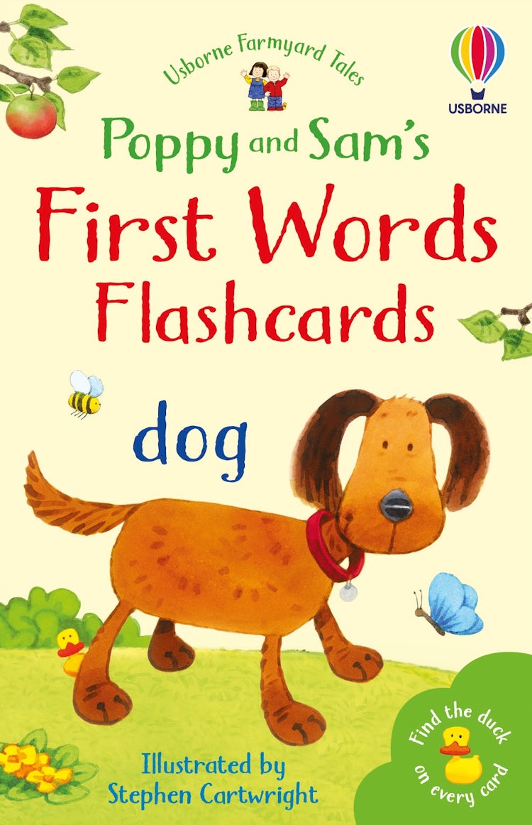Cover image for Poppy and Sam's First Words Flashcards, isbn: 9780746037508