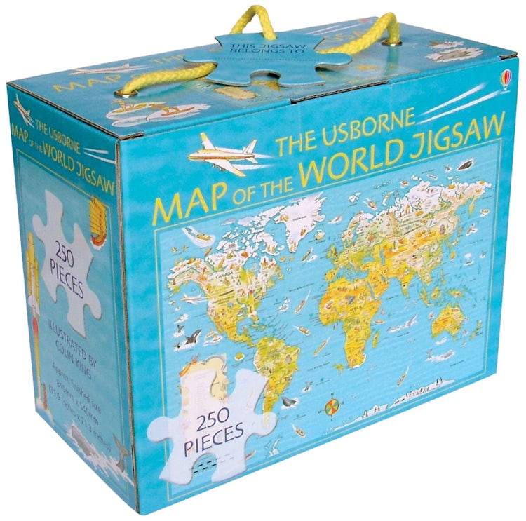 Cover image for Map of the World Boxed Jigsaw, isbn: 9780746058251