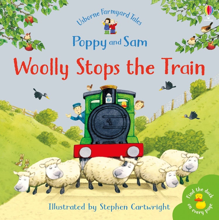 Cover image for Woolly Stops The Train..., isbn: 9780746063064