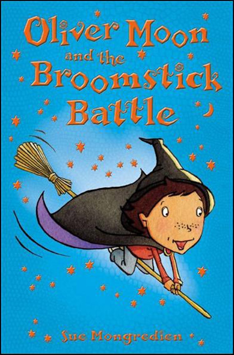 Cover image for Oliver Moon and the Broomstick Battle, isbn: 9780746084809