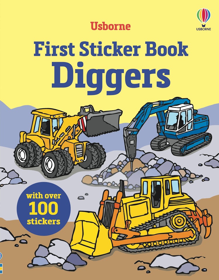 Cover image for First Sticker Book: Diggers, isbn: 9780746089392
