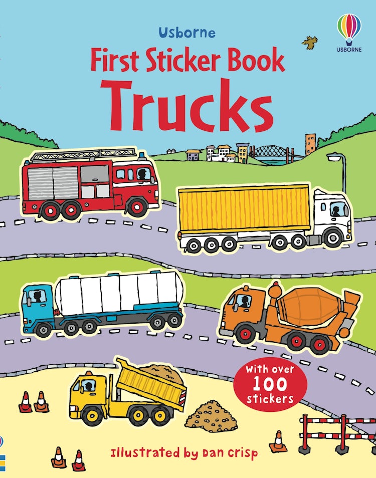 Cover image for First Sticker Book: Trucks, isbn: 9780746089415