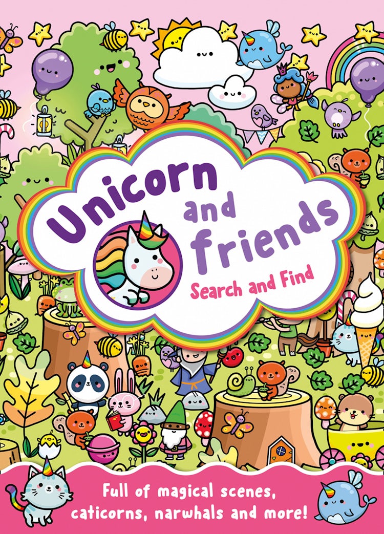Cover image for Unicorn and Friends Search and Find, isbn: 9780755502417