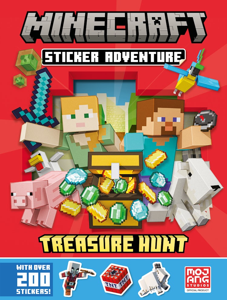 Cover image for Minecraft Sticker Adventure: Treasure Hunt, isbn: 9780755503582