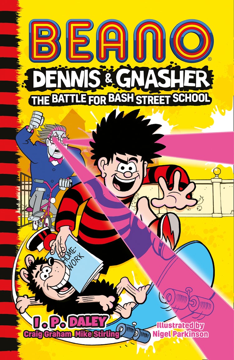 Cover image for Beano Dennis & Gnasher: Battle for Bash Street School (Beano Fiction), isbn: 9780755504442