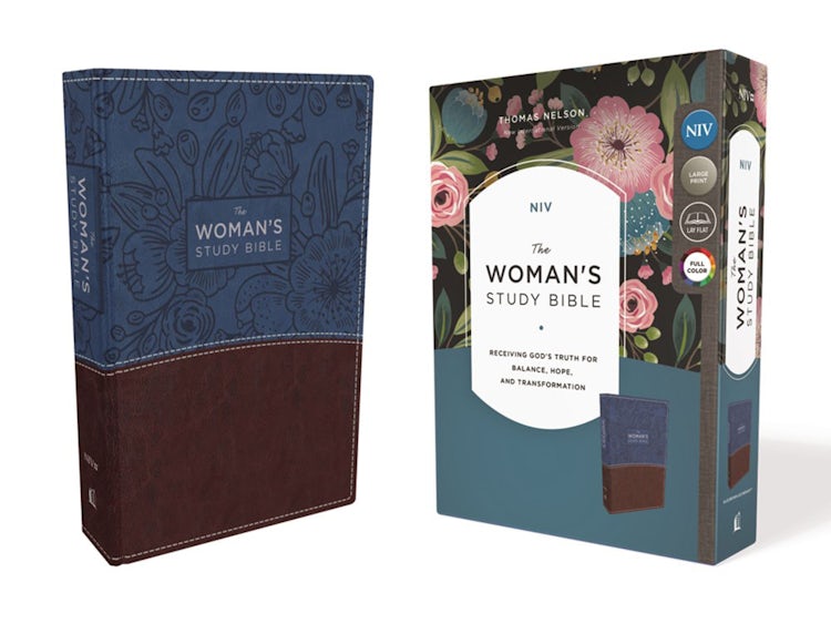 Cover image for NIV The Woman's Study Bible [Blue/Brown], isbn: 9780785215110