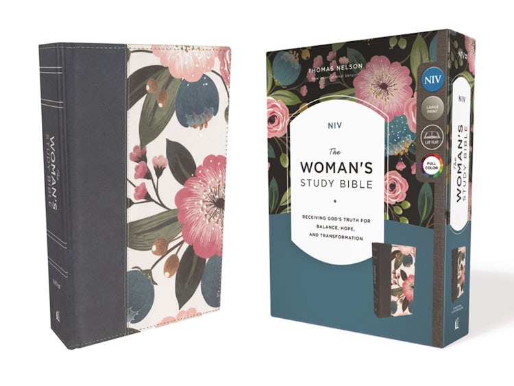 Cover image for NIV The Woman's Study Bible [Blue Floral], isbn: 9780785215158