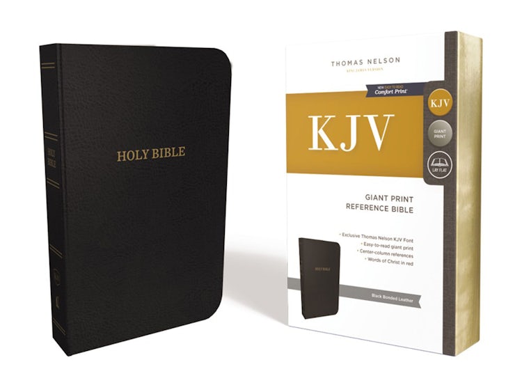 Cover image for KJV Reference Bible Red Letter Edition [Giant Print, Black], isbn: 9780785215356