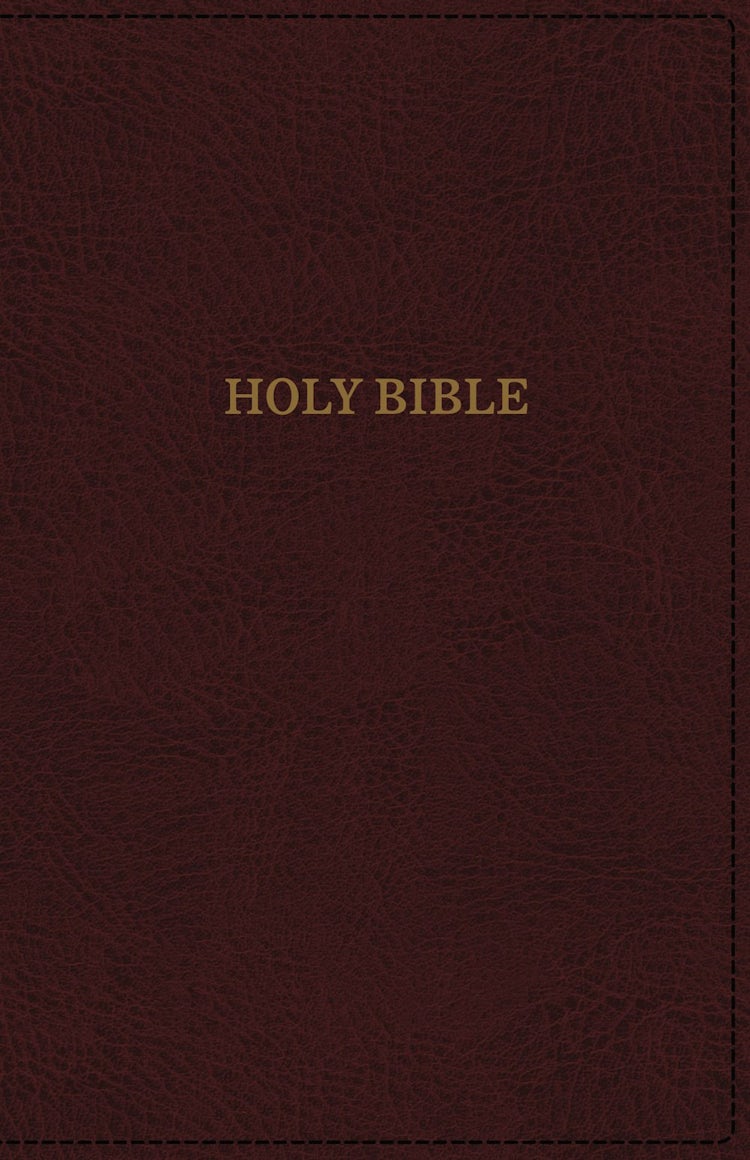 Cover image for KJV Deluxe Reference Bible Red Letter Edition [Super Giant Print, Burgundy], isbn: 9780785215684