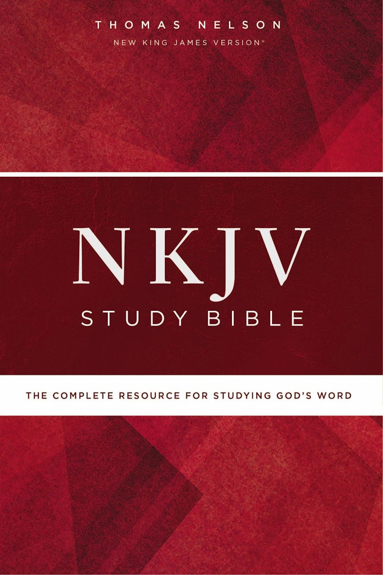 Cover image for NKJV Study Bible Red Letter Edition, isbn: 9780785220343