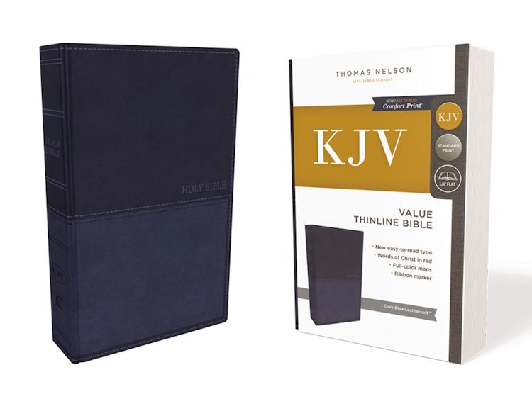 Cover image for KJV Value Thinline Bible Red Letter Edition [Blue], isbn: 9780785225980