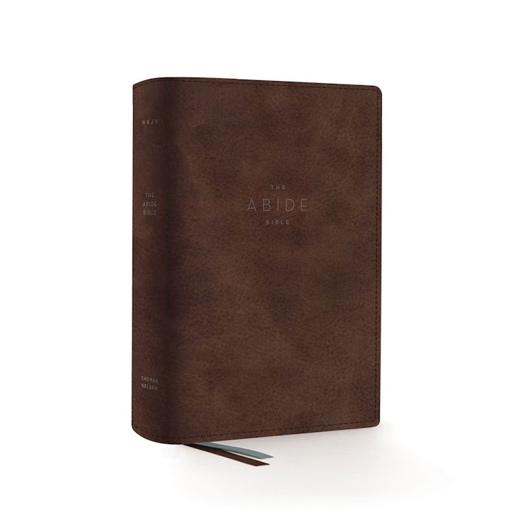 Cover image for NKJV Abide Bible Red Letter Edition [Brown], isbn: 9780785226628