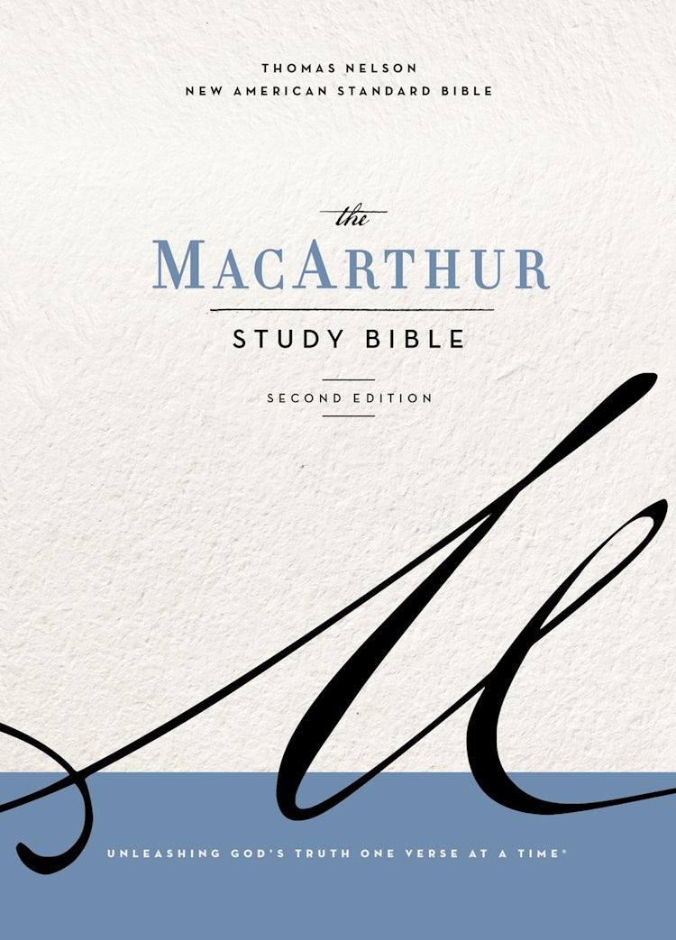 Cover image for NASB MacArthur Study Bible, 2nd Edition [Grey], isbn: 9780785230304